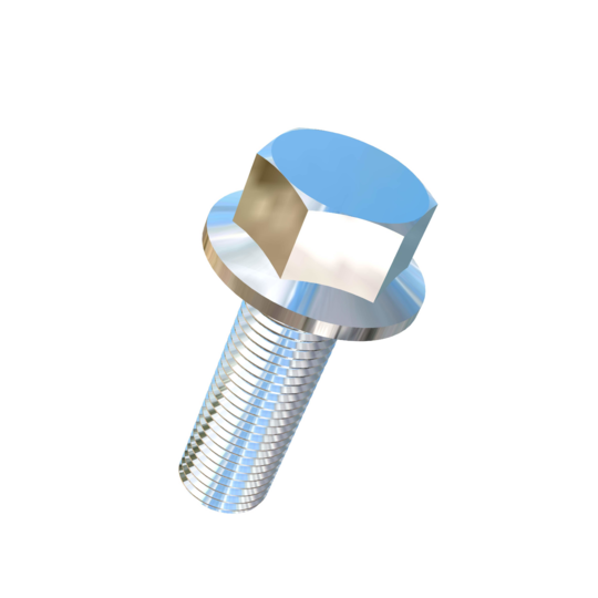 Titanium 3/8-24 X 1-1/8 UNF Allied Titanium Hex Head Flange Bolt (No Dimple)